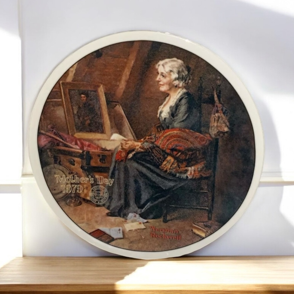 Norman Rockwell Mother's Day 1979 Plate